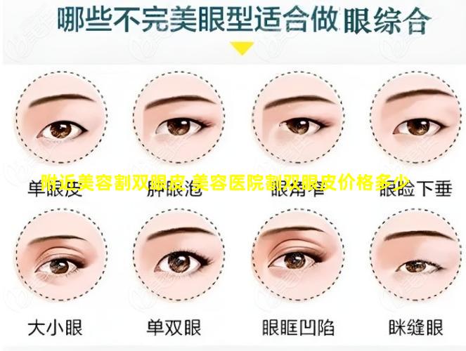 附近美容割双眼皮 美容医院割双眼皮价格多少